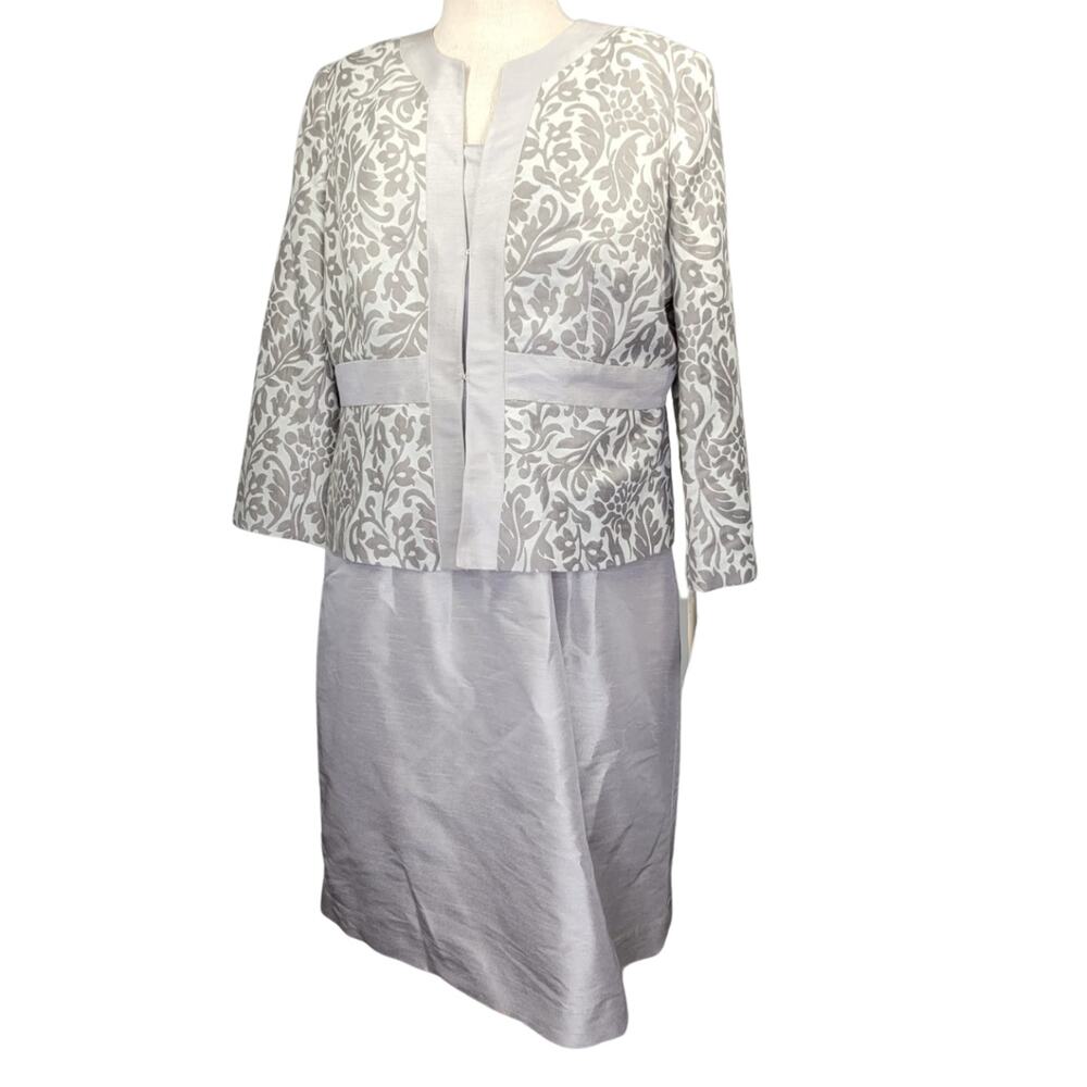 Nina Cole Grey Jacket Dress 14 New with Tags